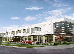 Rendering of Intraurban Brentwood, a 100,000-square foot industrial strata project in Burnaby, B.C., by PC Urban.