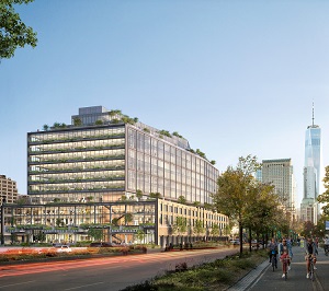 IMAGE: Oxford Properties Group will redevelop St. John's Terminal in NYC into 1.3M sq. ft. of office space. (Image courtesy Oxford)
